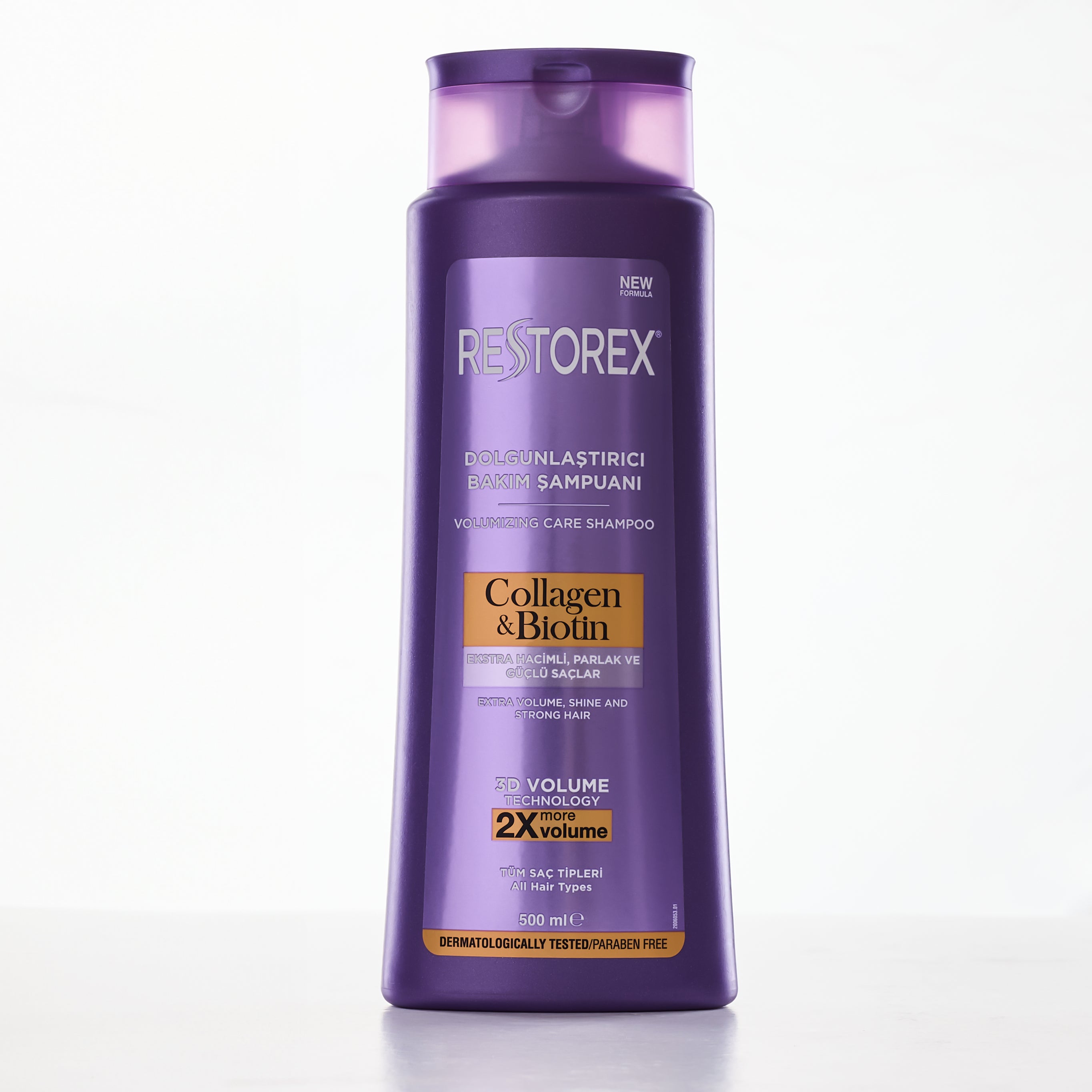 Restorex Collagen & Biotin Volumizing care Shampoo  شامبو ريستوريكس كولاجين وبيوتين 500 ملي