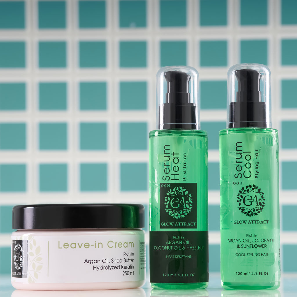 Glow Attrract serum Heat Resistance جلو اتراكت هيت سيرم للشعر 120 ملي